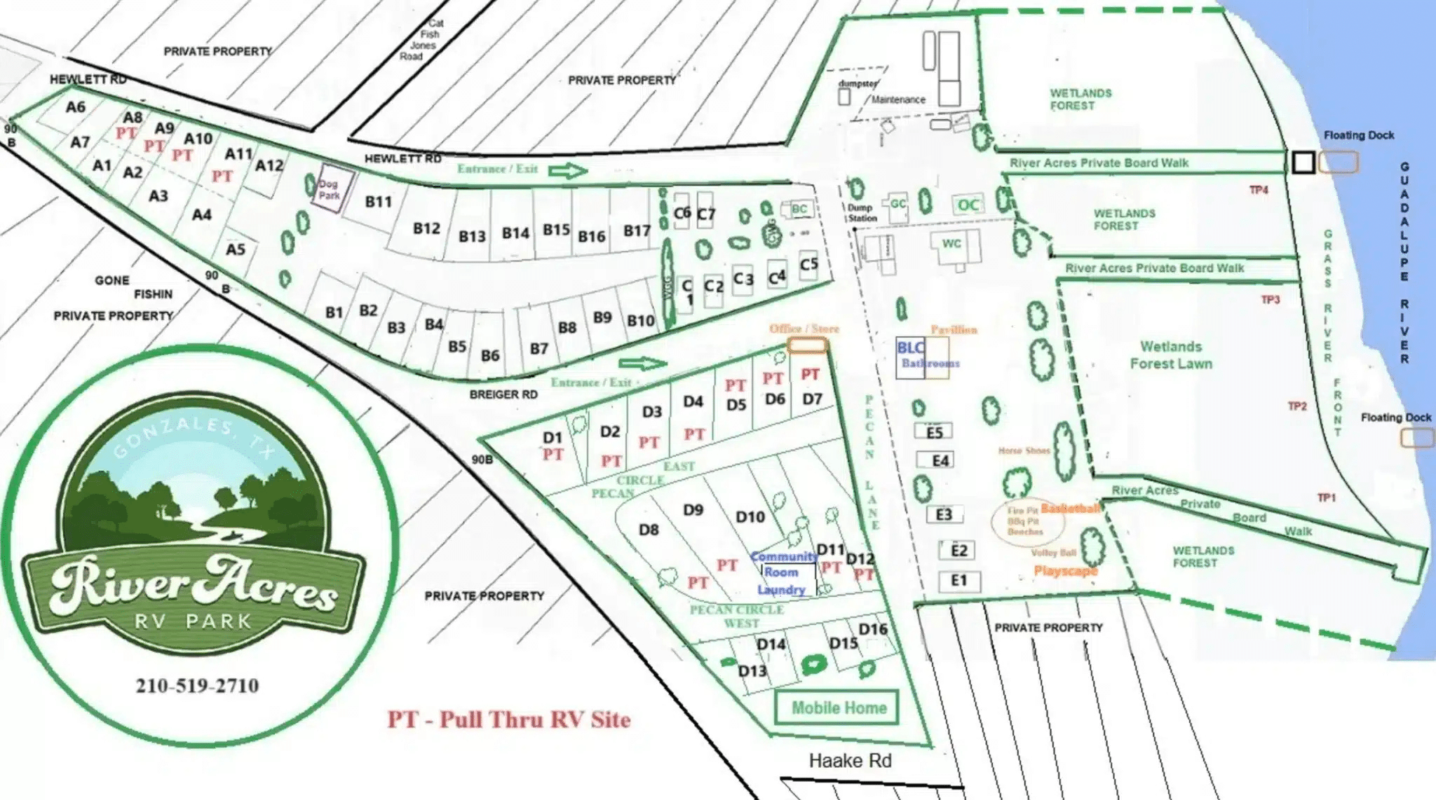 rv parks in gonzales tx​
